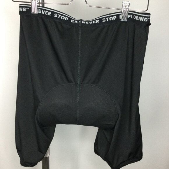 The North Face Biker Shorts Men's Medium Black Padded Liner Never Stop Exploring - Picture 4 of 7